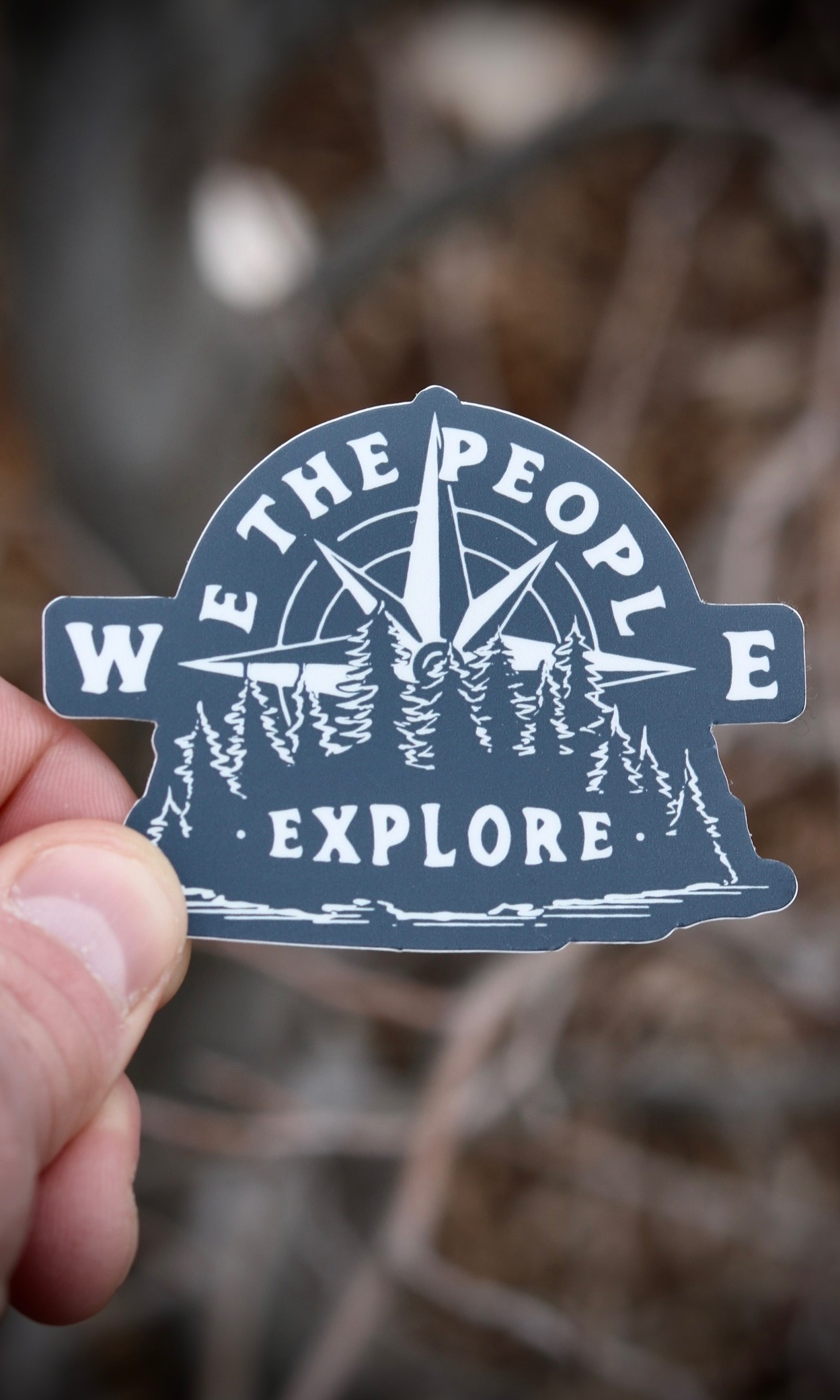 We The People Explore Sticker